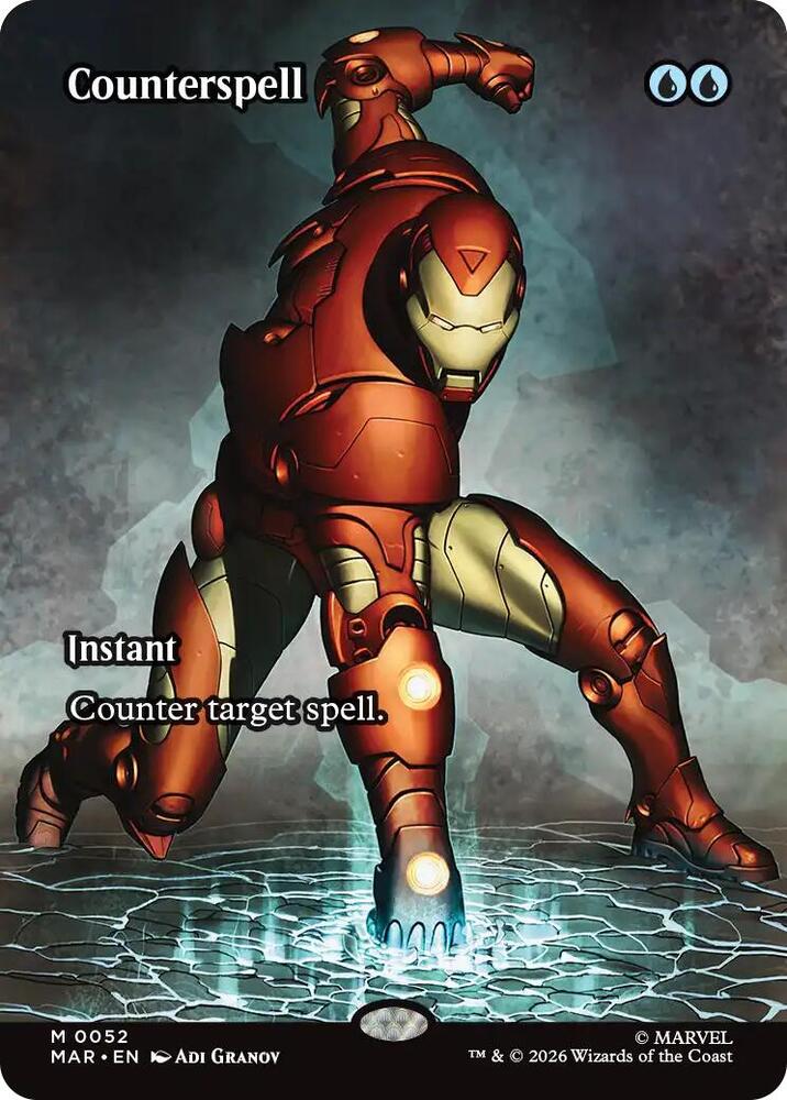 Counterspell (Borderless) (0052) | Marvel Universe Eternal-Legal #52