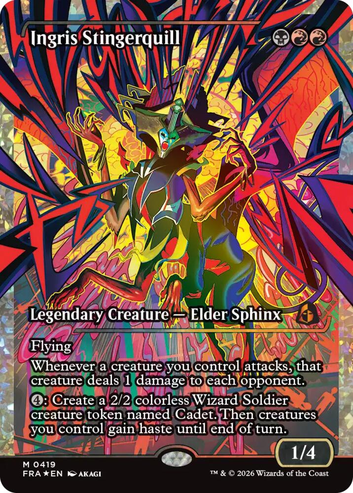 Ingris Stingerquill (Showcase) (Fracture Foil) (0419) | Reality Fracture #419