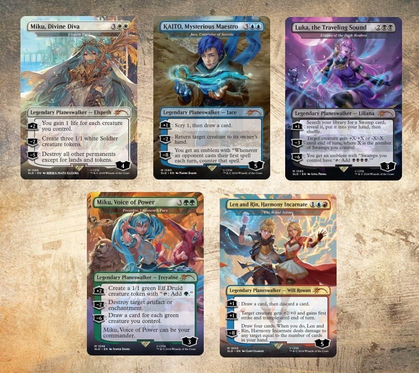 Secret Lair x Hatsune Miku: Electric Entourage (Rainbow Foil)