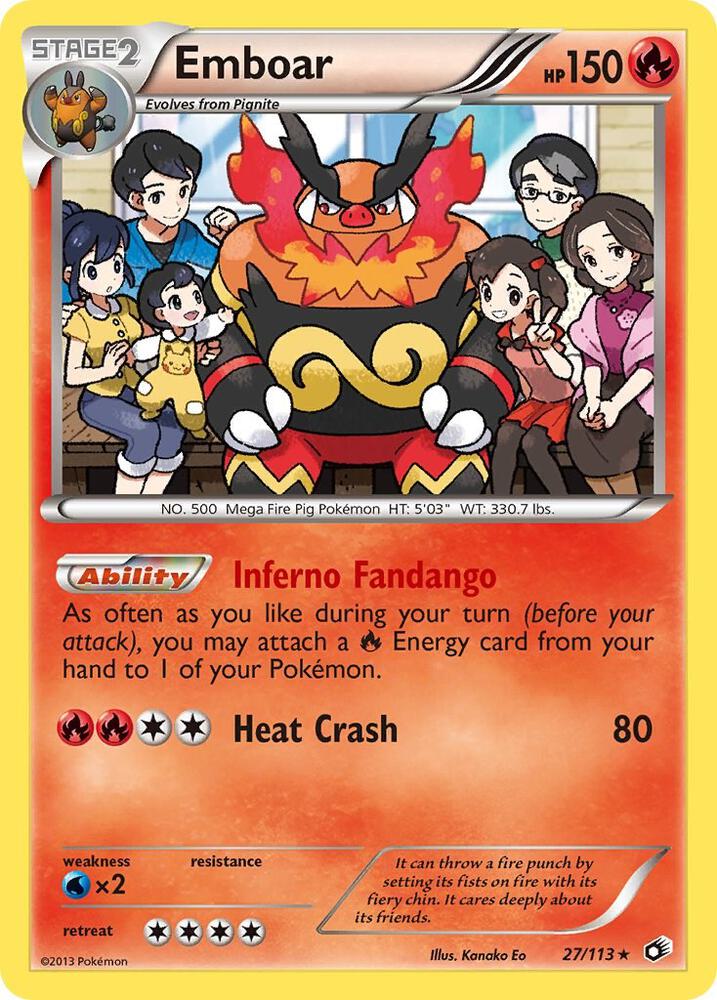 Emboar | Legendary Treasures #27/113