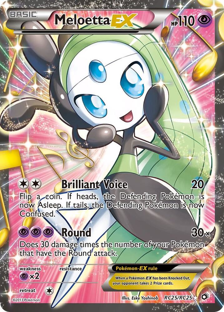 Meloetta EX (Full Art) | Legendary Treasures: Radiant Collection #RC25/RC25