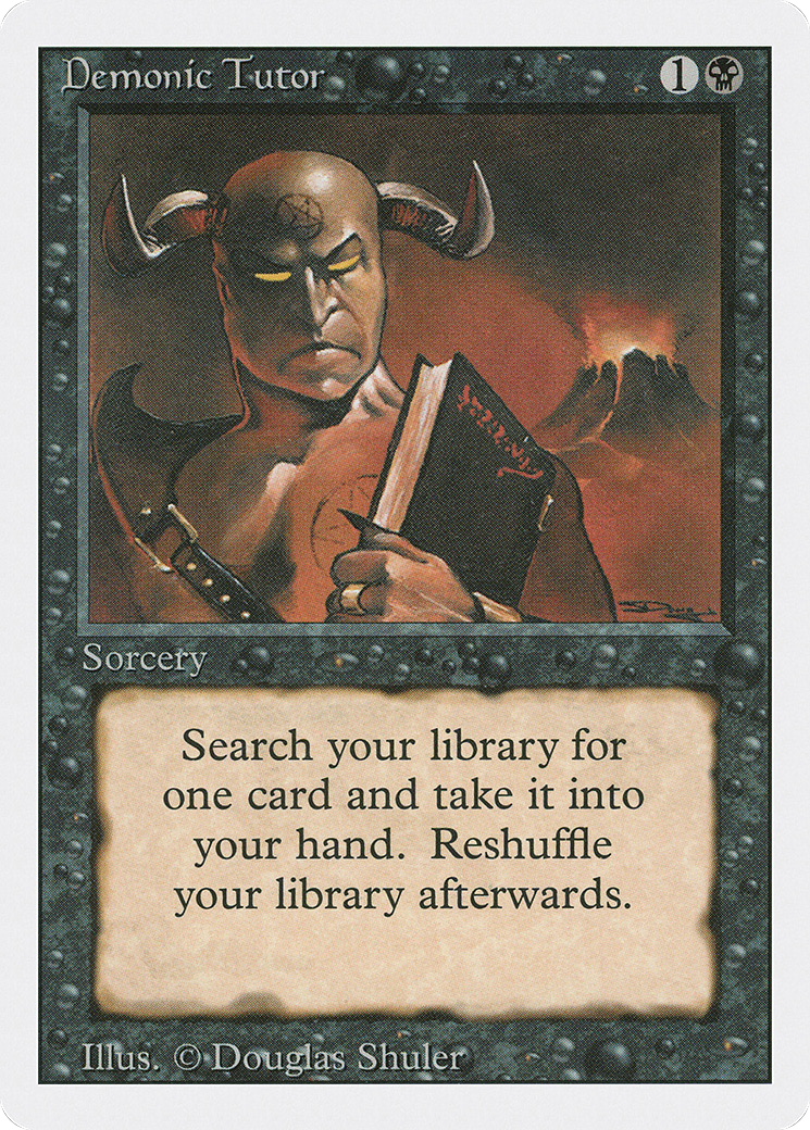 Demonic Tutor | Revised Edition #105