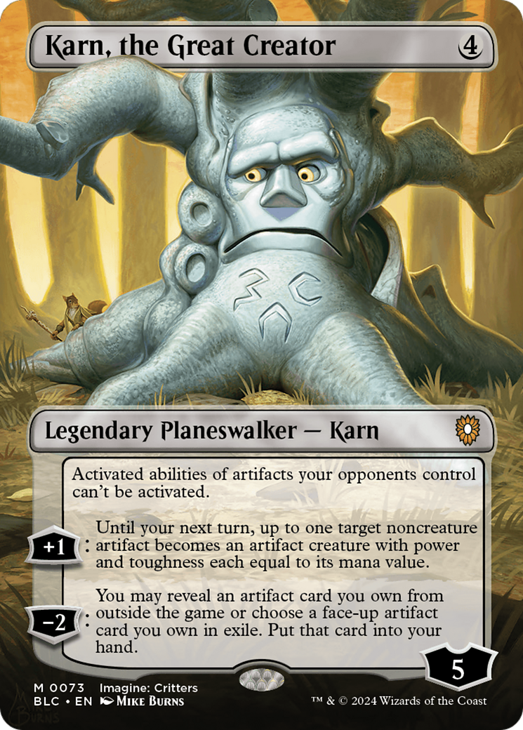 Karn, the Great Creator | Bloomburrow Commander #73