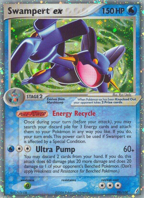 Swampert ex | EX Crystal Guardians #98/100