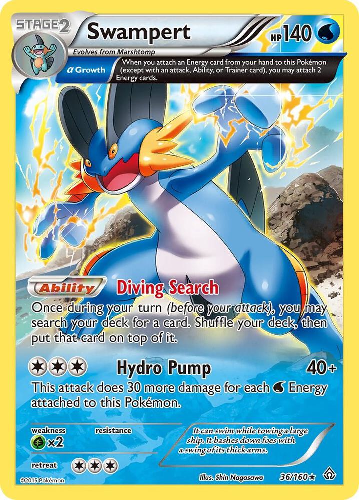 Swampert (Alpha) | XY - Primal Clash #36/160