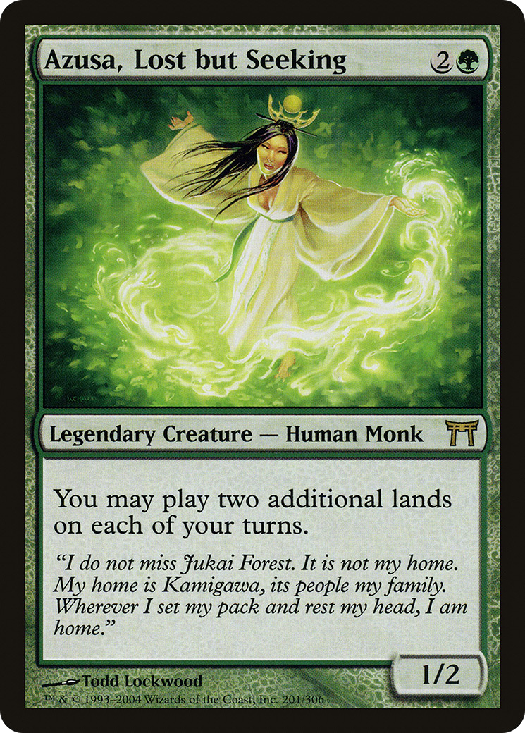 Azusa, Lost but Seeking | Champions of Kamigawa #201