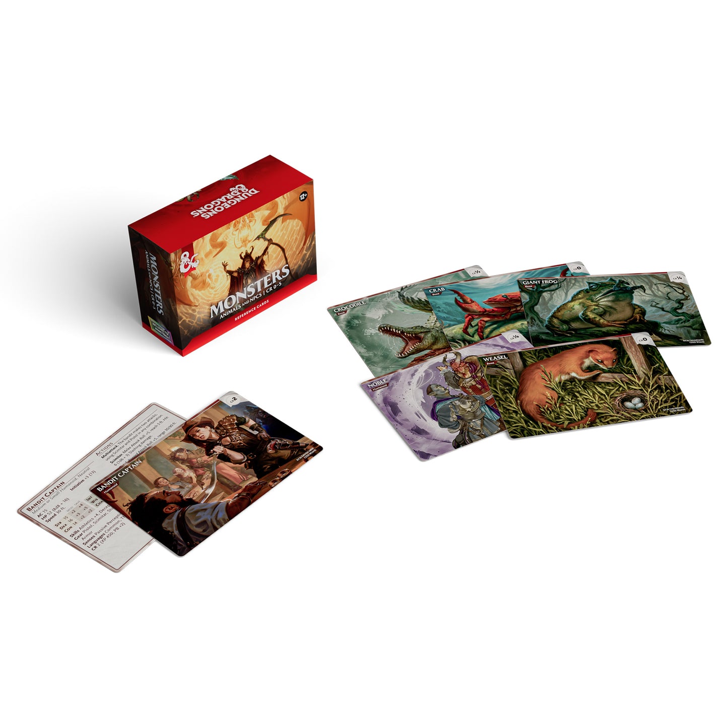 Dungeons & Dragons: Reference Cards Monsters: Animals & NPCs