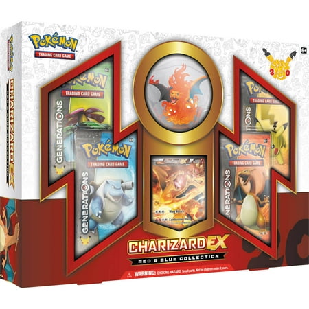 Pokemon Red and Blue Collection Charizard Ex Box Trading Card Game