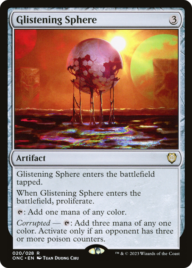 Glistening Sphere | Phyrexia: All Will Be One Commander #20