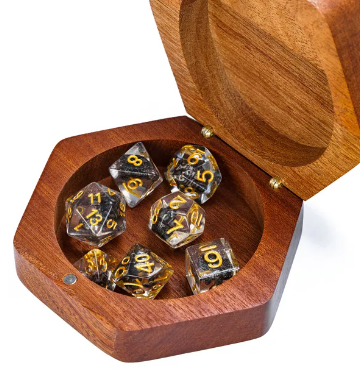 Hexagon Dice Box, Skull Compass