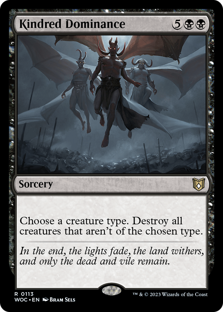 Kindred Dominance | Wilds of Eldraine Commander #113