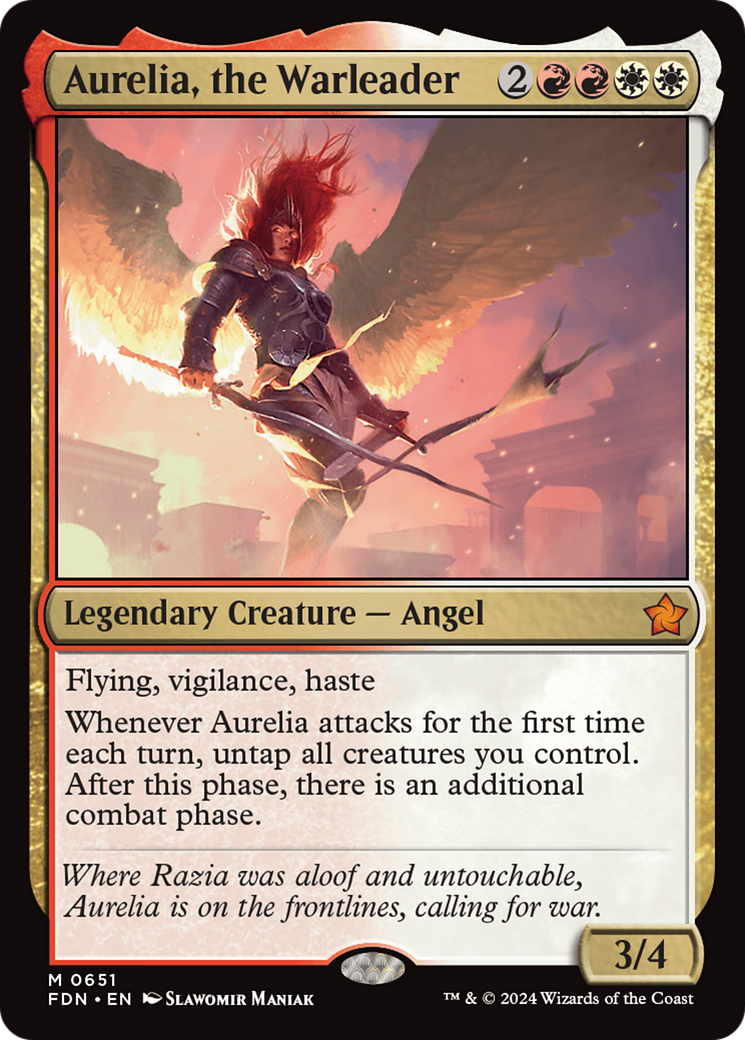 Aurelia, the Warleader | Foundations #651