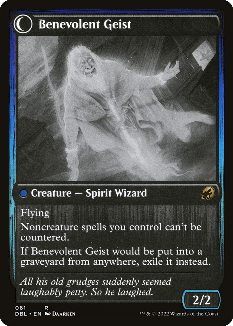 Malevolent Hermit // Benevolent Geist | Innistrad: Double Feature #61