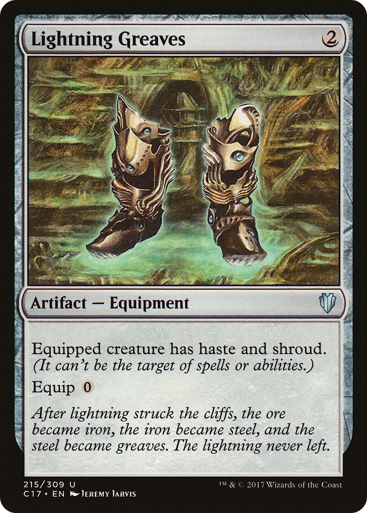 Lightning Greaves | Commander 2017 #215