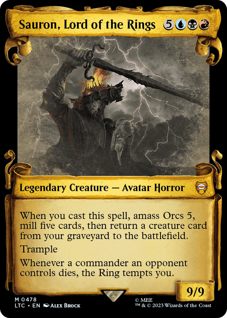 Sauron, Lord of the Rings | Tales of Middle-earth Commander #478