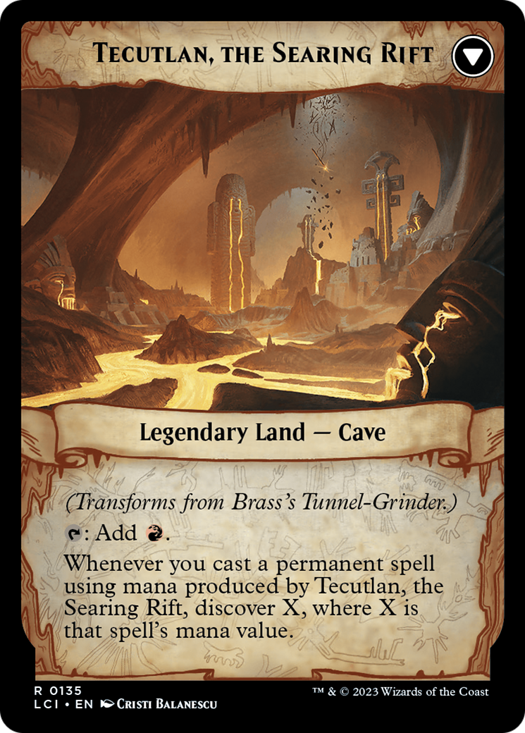 Brass's Tunnel-Grinder // Tecutlan, the Searing Rift | The Lost Caverns of Ixalan #135