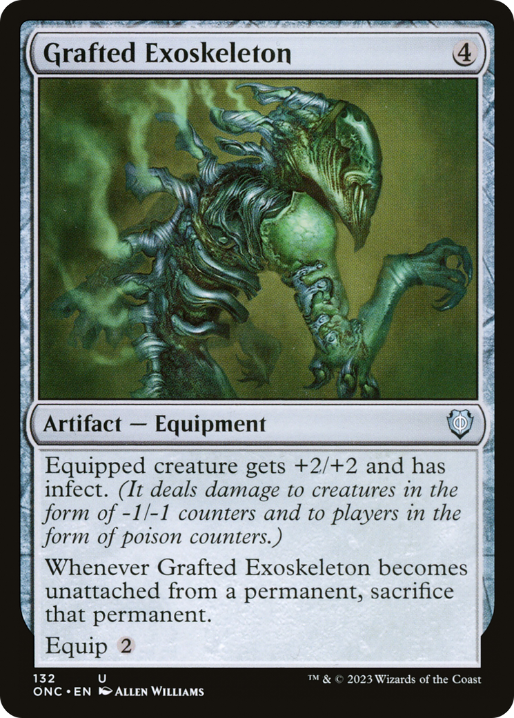 Grafted Exoskeleton | Phyrexia: All Will Be One Commander #132