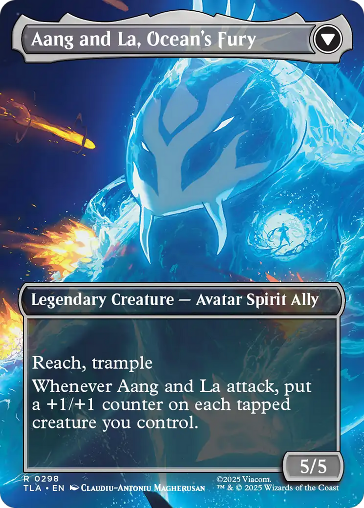 Aang, Swift Savior // Aang and La, Ocean's Fury | Avatar: The Last Airbender #298