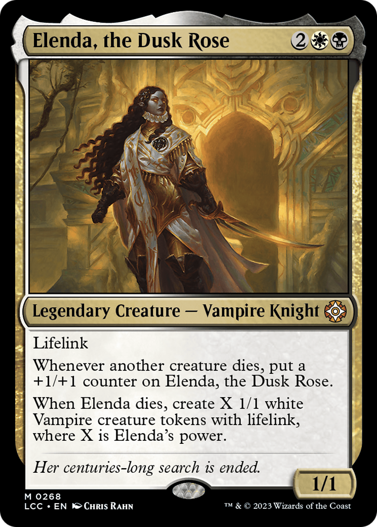 Elenda, the Dusk Rose | The Lost Caverns of Ixalan Commander #268
