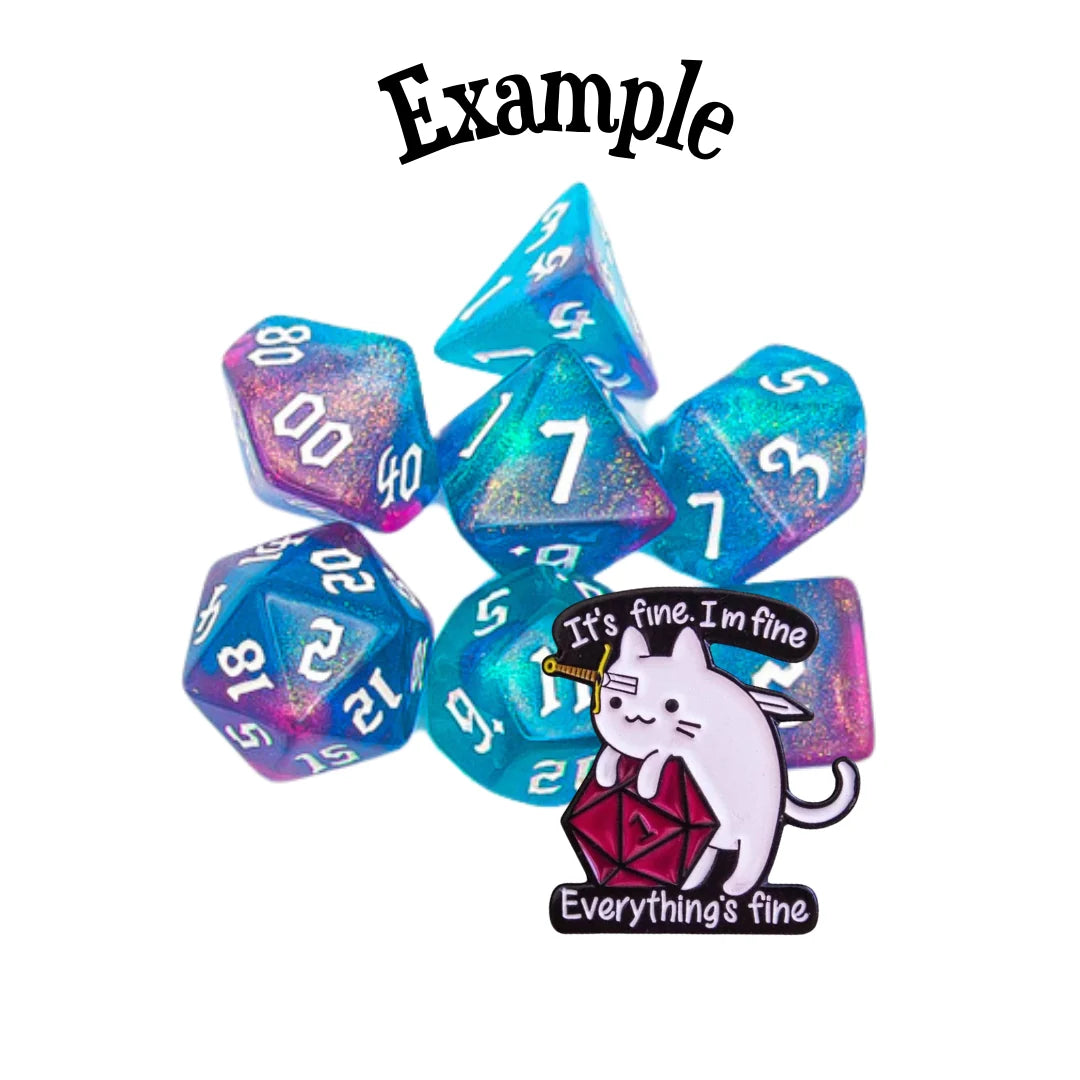 Mystery Dice Goblin: Mystery Dice & Pin