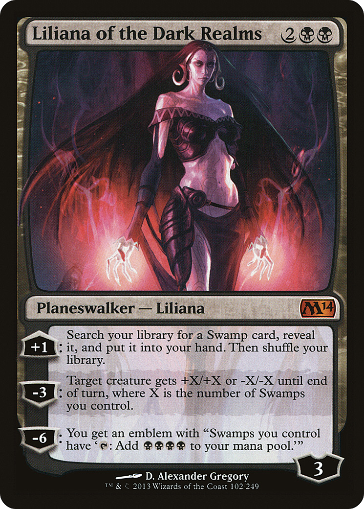 Liliana of the Dark Realms | Magic 2014 #102