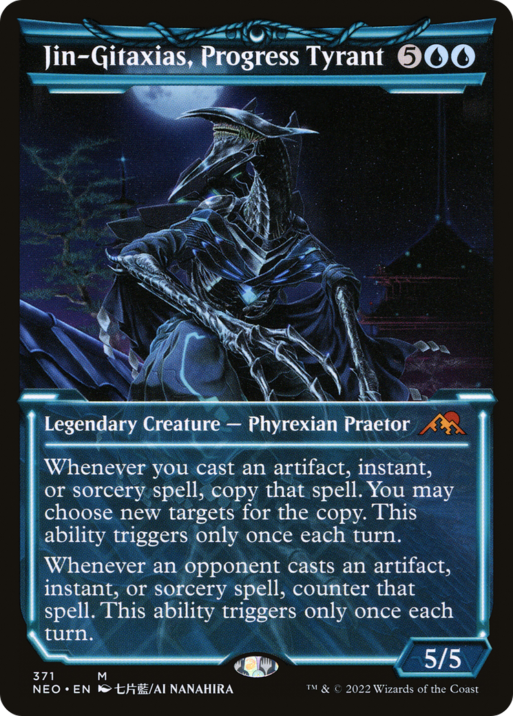Jin-Gitaxias, Progress Tyrant | Kamigawa: Neon Dynasty #371 [foil]
