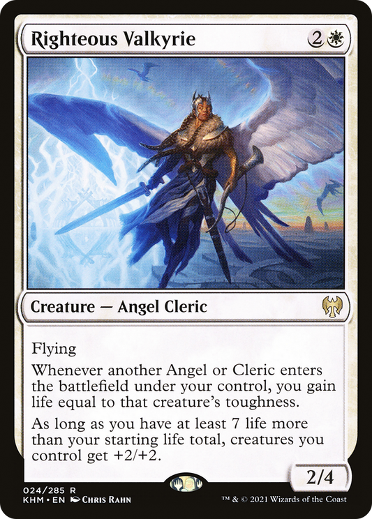 Righteous Valkyrie | Kaldheim #24 [foil]