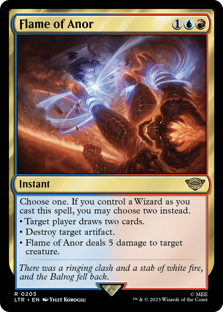 Flame of Anor | The Lord of the Rings: Tales of Middle-earth #203 [foil]