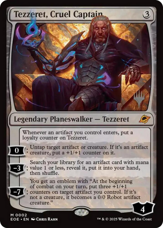 Tezzeret, Cruel Captain | Edge of Eternities Promos #2p