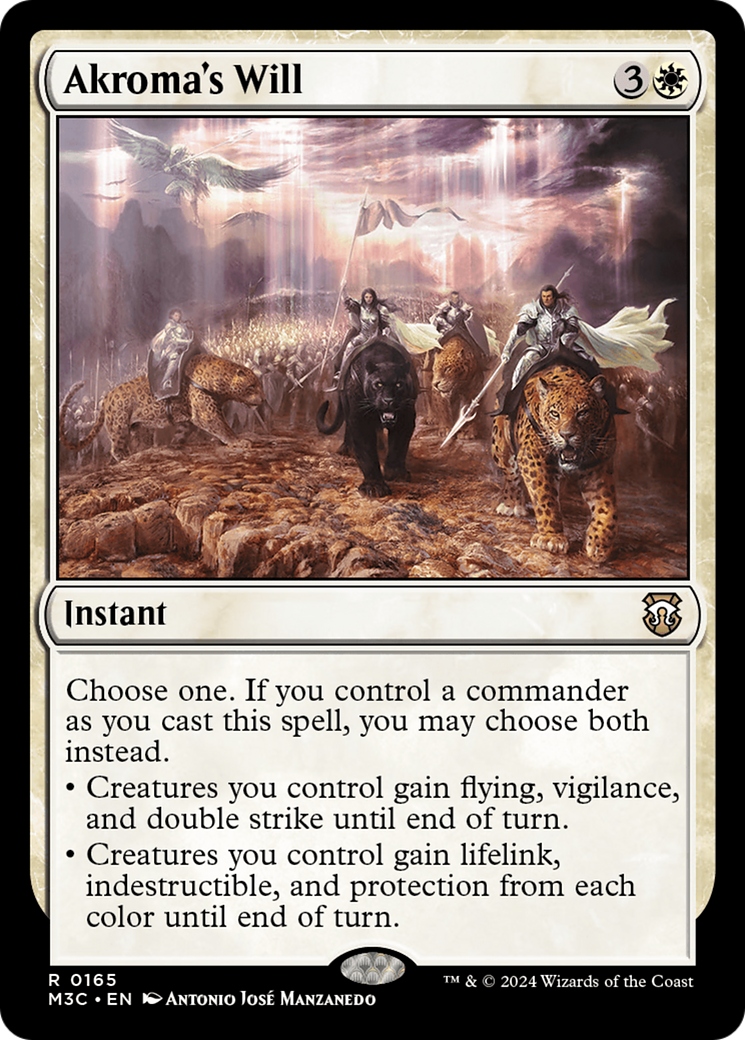 Akroma's Will | Modern Horizons 3 Commander #165 [foil]
