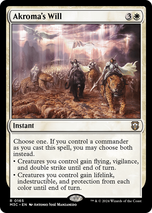 Akroma's Will | Modern Horizons 3 Commander #165 [foil]