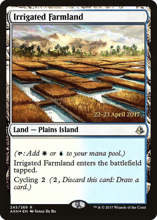Irrigated Farmland | Amonkhet Promos #245s [foil]