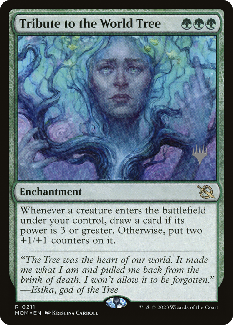 Tribute to the World Tree | March of the Machine Promos #211p [foil]