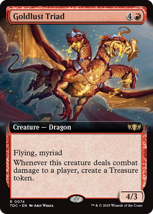 Goldlust Triad | Tarkir: Dragonstorm Commander #74