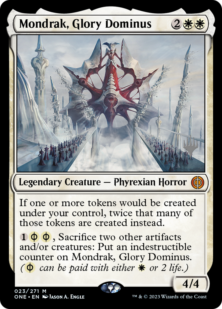 Mondrak, Glory Dominus | Phyrexia: All Will Be One Promos #23p