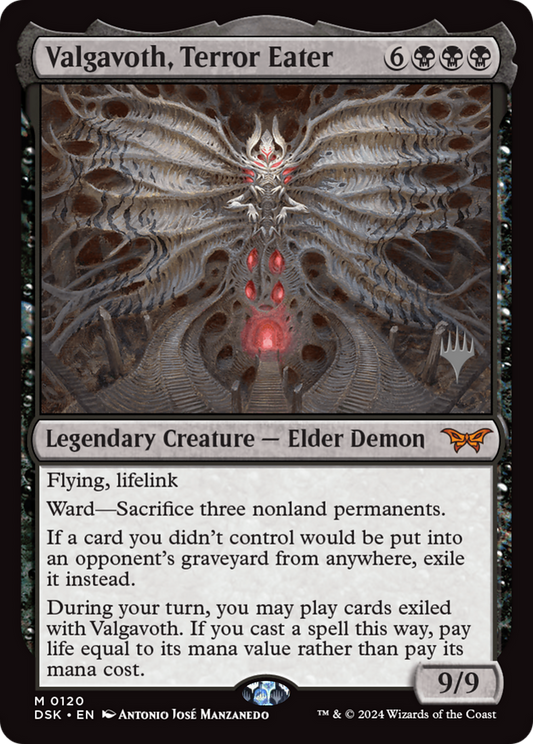 Valgavoth, Terror Eater | Duskmourn: House of Horror Promos #120p