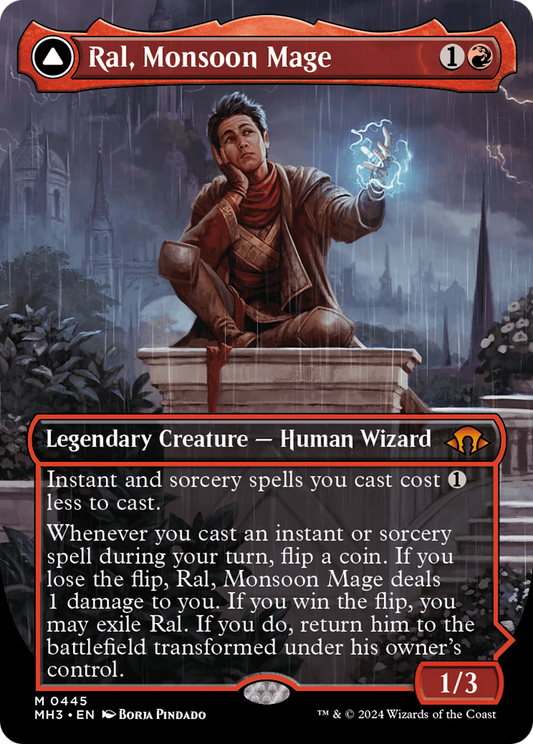 Ral, Monsoon Mage // Ral, Leyline Prodigy | Modern Horizons 3 #445