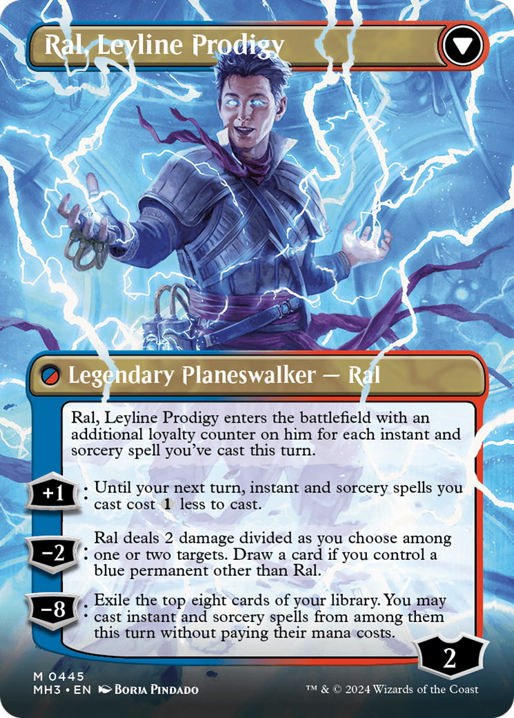 Ral, Monsoon Mage // Ral, Leyline Prodigy | Modern Horizons 3 #445