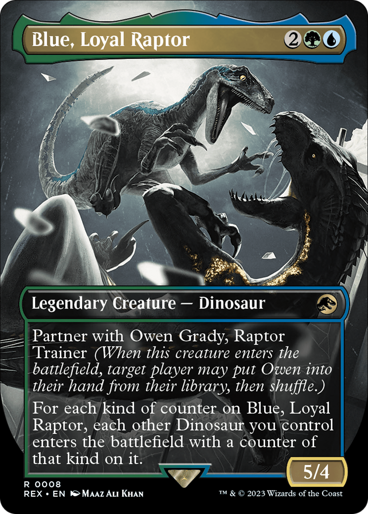 Blue, Loyal Raptor | Jurassic World Collection #8 [foil]