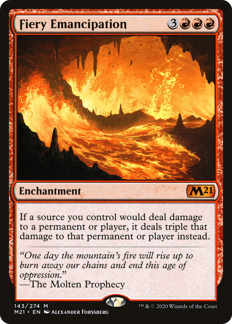 Fiery Emancipation | Core Set 2021 #143