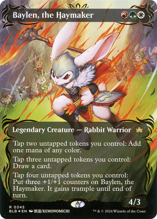 Baylen, the Haymaker | Bloomburrow #345 [foil]