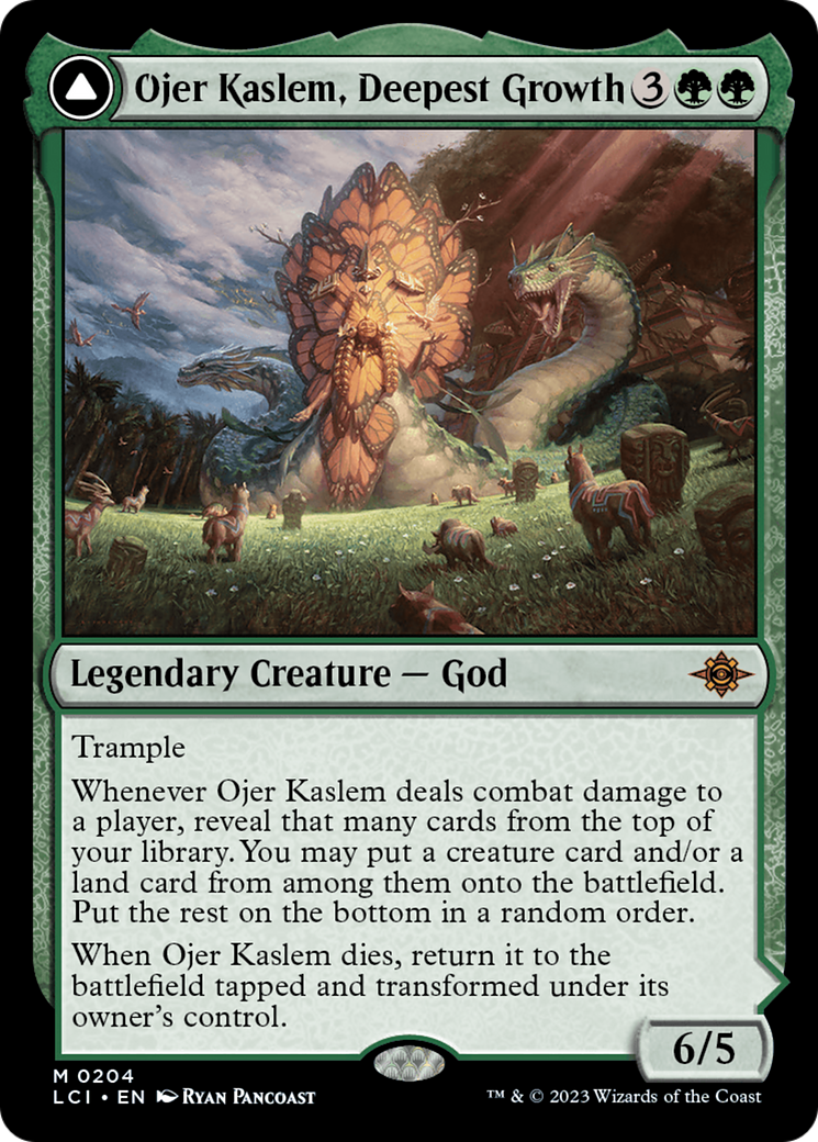 Ojer Kaslem, Deepest Growth // Temple of Cultivation | The Lost Caverns of Ixalan #204 [foil]