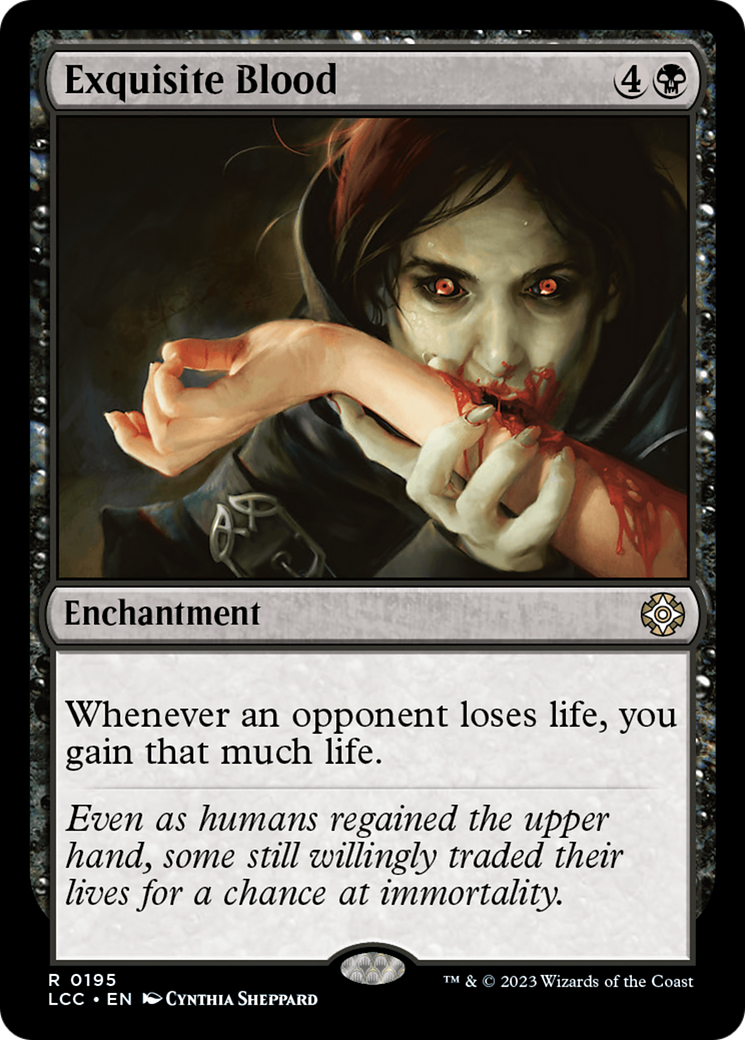 Exquisite Blood | The Lost Caverns of Ixalan Commander #195
