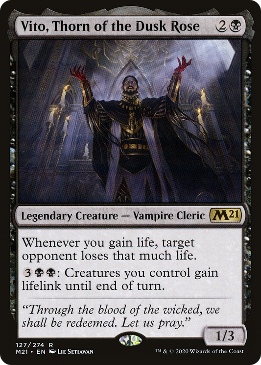 Vito, Thorn of the Dusk Rose | Core Set 2021 #127 [foil]