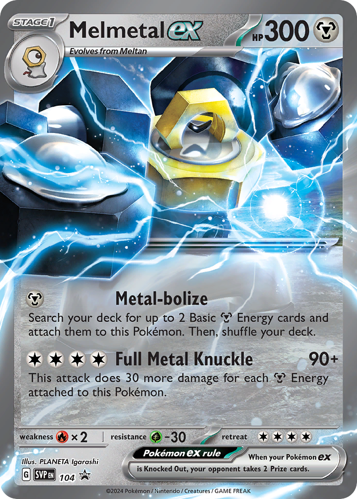Melmetal ex | Scarlet & Violet Black Star Promos #104 [holofoil]