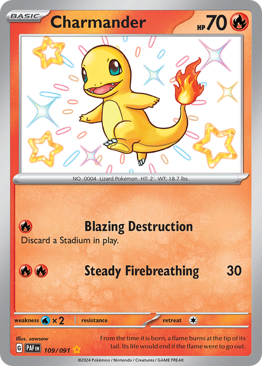 Charmander | Paldean Fates #109 [holofoil]
