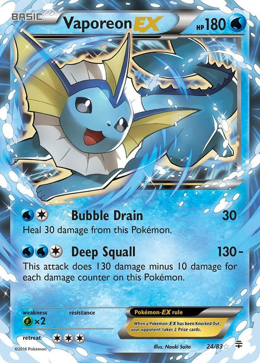 Vaporeon EX | Generations #24/83