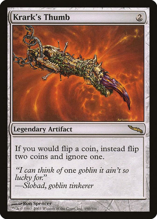 Krark's Thumb | Mirrodin #190