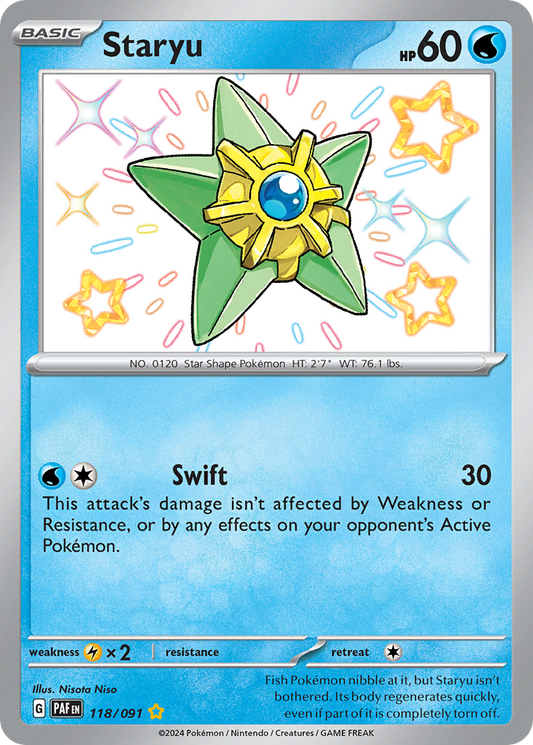 Staryu | Paldean Fates #118 [holofoil]