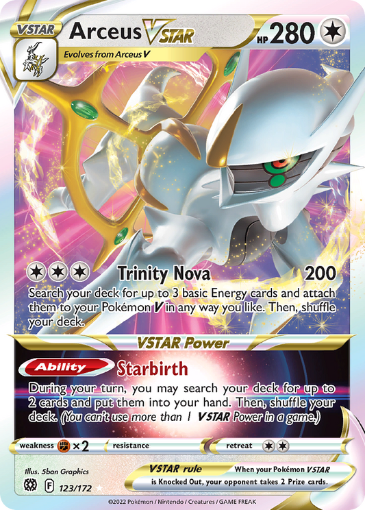 Arceus VSTAR | Brilliant Stars #123 [holofoil]
